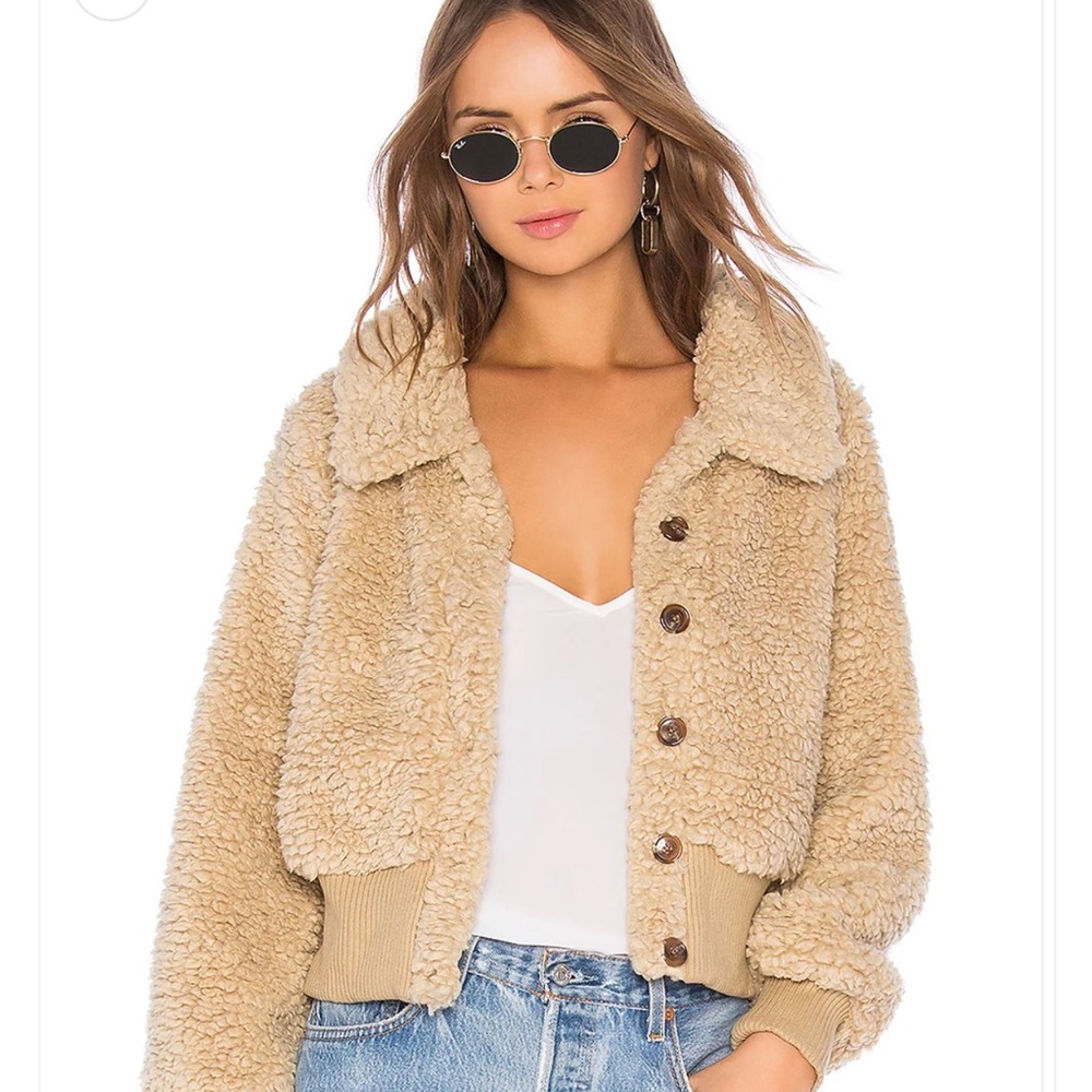 Tularosa Bradlee Teddy Bear Jacket NWOT